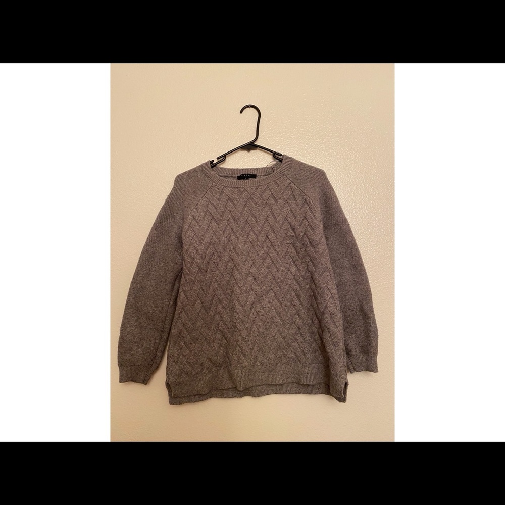 Gray sweater